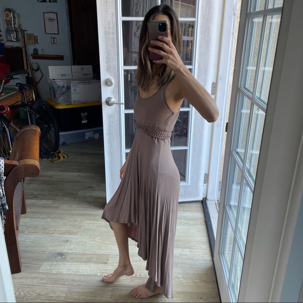 🛒✨Brown flowy dress - Picture 3 of 5